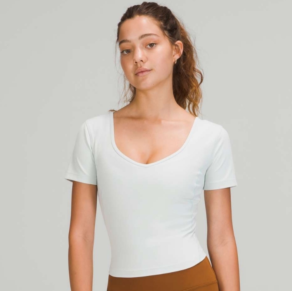 Lululemon Align T-shirt - Ocean Air (Light Blue) - Size 6